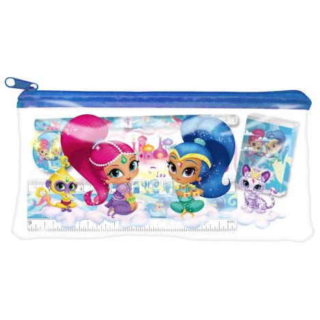 Shimmer & Shine Clear Filled Pencil Case £2.99